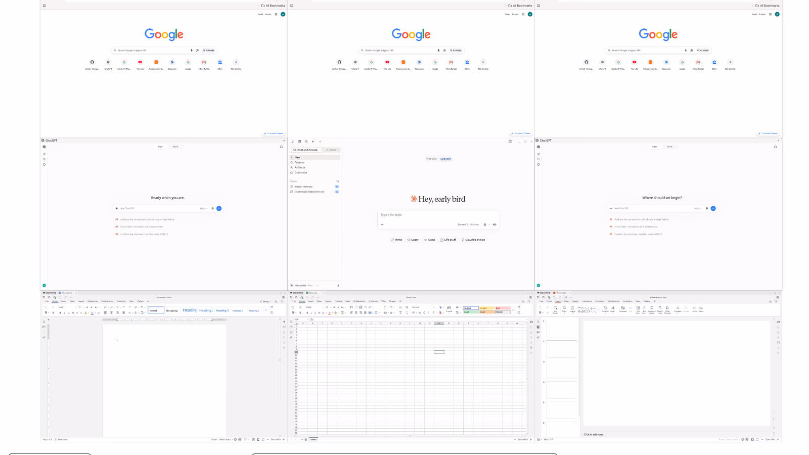 Novastart - The Infinite Canvas OS preview